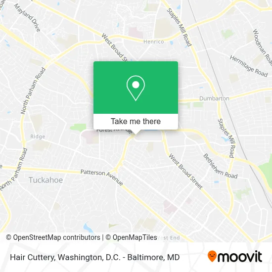 Hair Cuttery map