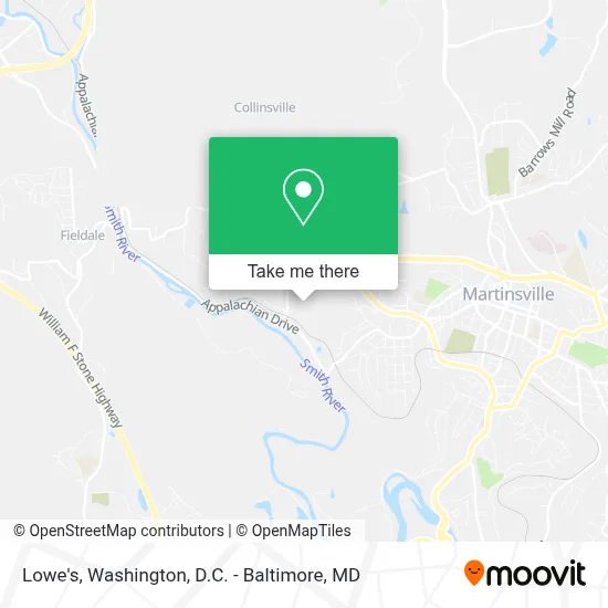 Lowe's map