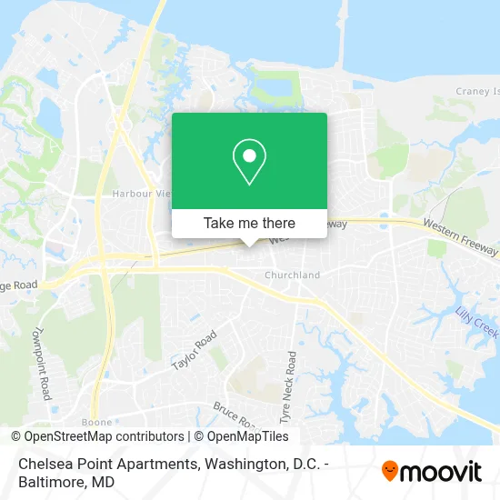 Chelsea Point Apartments map