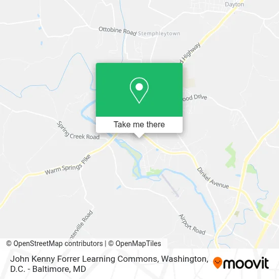 John Kenny Forrer Learning Commons map