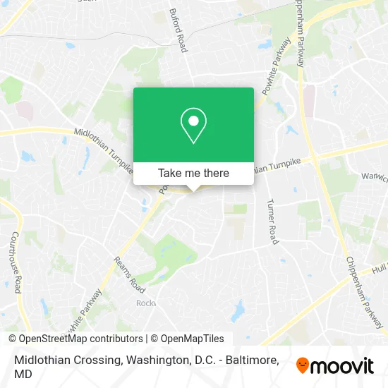 Midlothian Crossing map