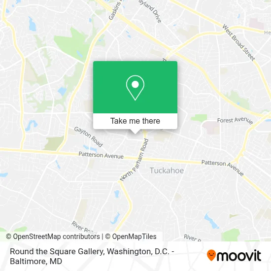 Round the Square Gallery map