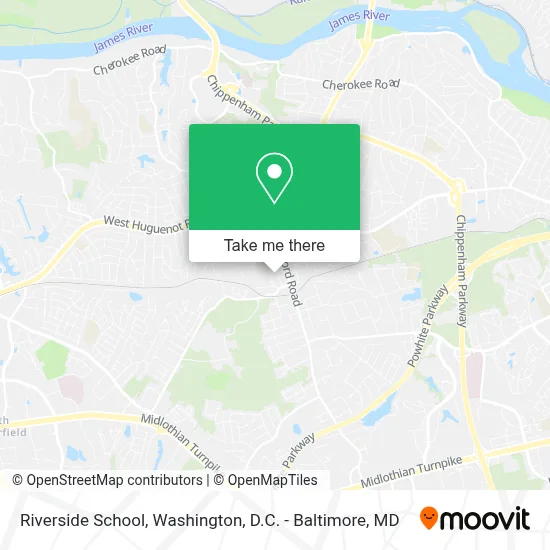 Riverside School map