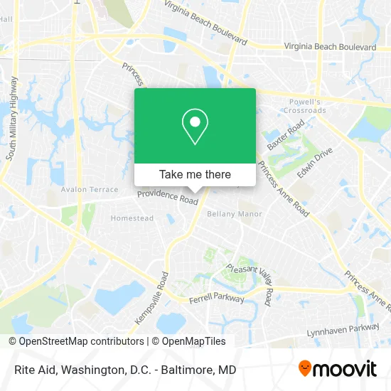 Rite Aid map