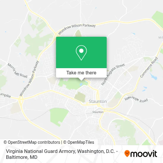 Virginia National Guard Armory map