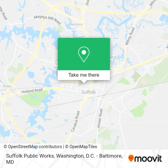 Suffolk Public Works map