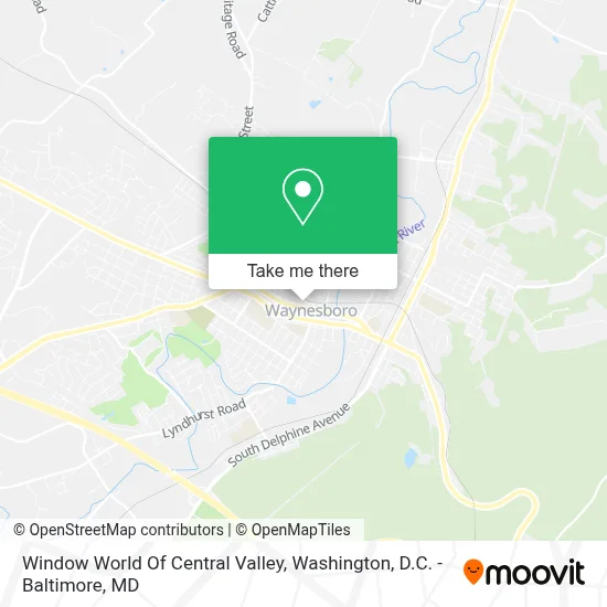 Window World Of Central Valley map