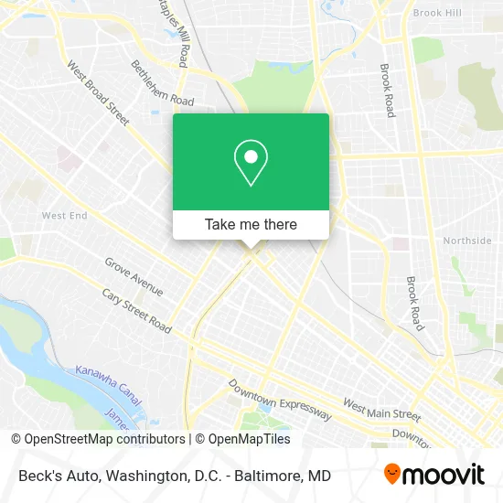 Beck's Auto map
