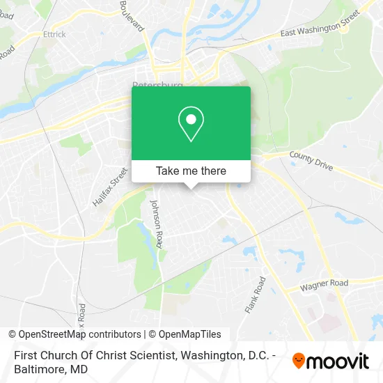 First Church Of Christ Scientist map
