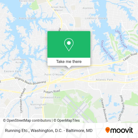Running Etc. map