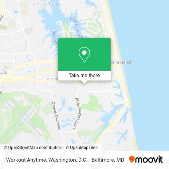 Workout Anytime map