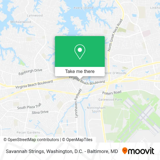 Savannah Strings map
