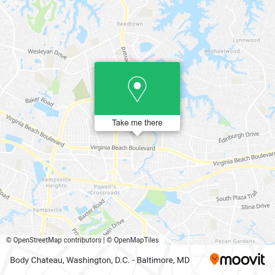 Body Chateau map