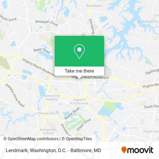 Lendmark map