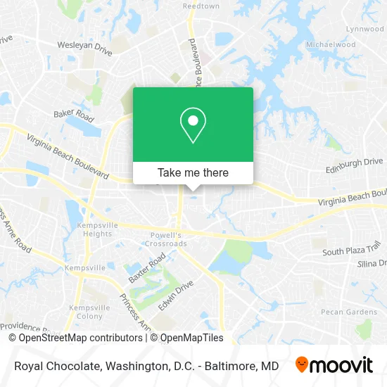Royal Chocolate map