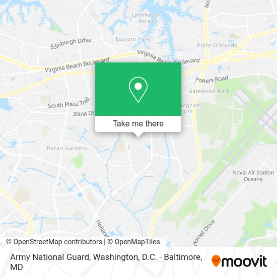 Army National Guard map