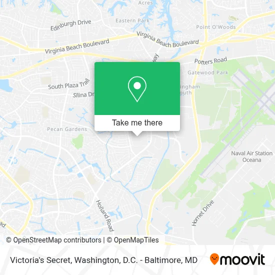 Victoria's Secret map