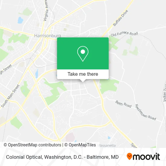 Colonial Optical map