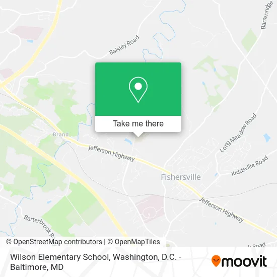 Wilson Elementary School map