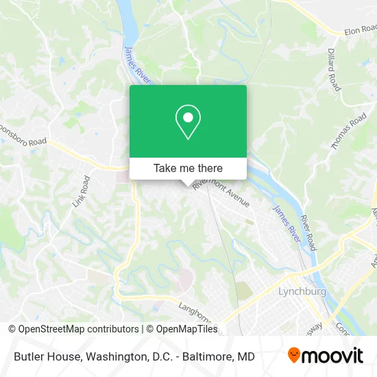 Butler House map