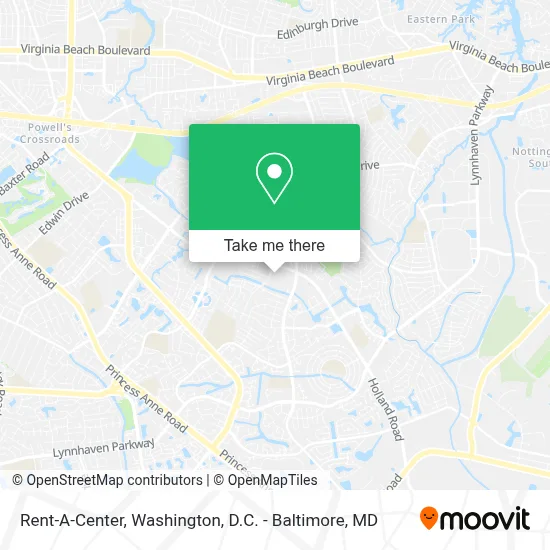 Mapa de Rent-A-Center
