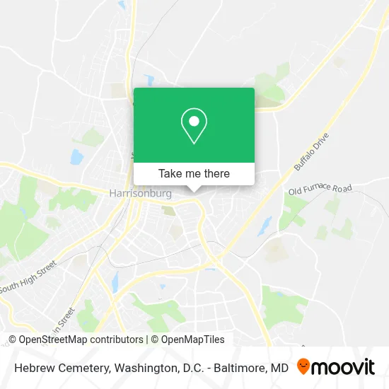 Hebrew Cemetery map