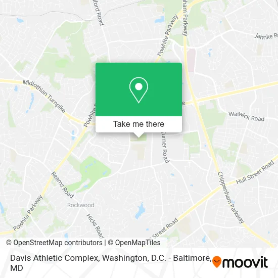 Davis Athletic Complex map