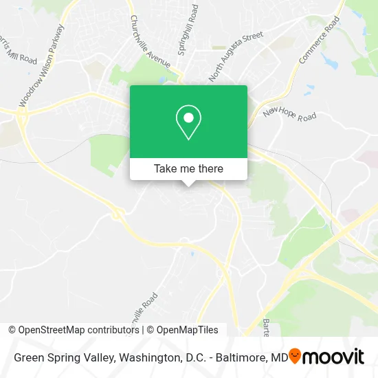 Green Spring Valley map