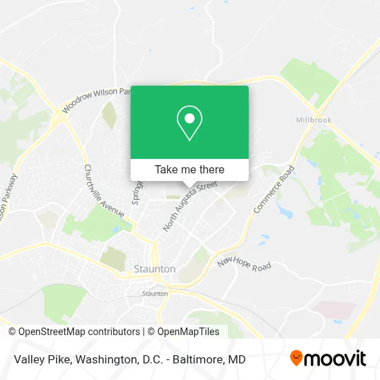 Valley Pike map