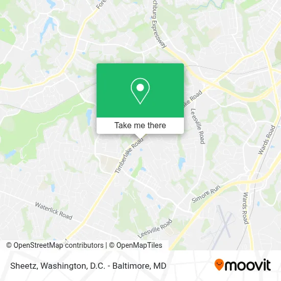 Sheetz map