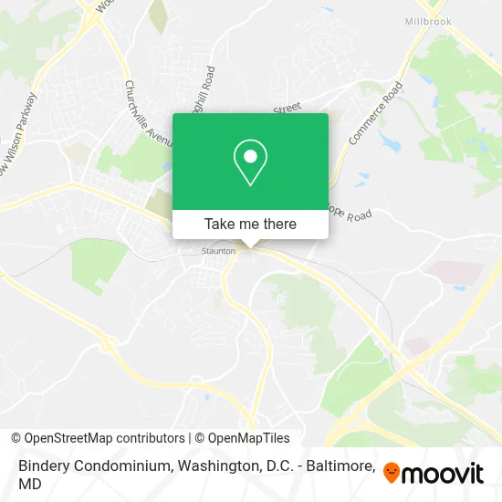 Bindery Condominium map