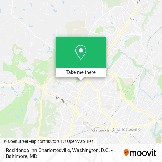 Residence Inn Charlottesville map