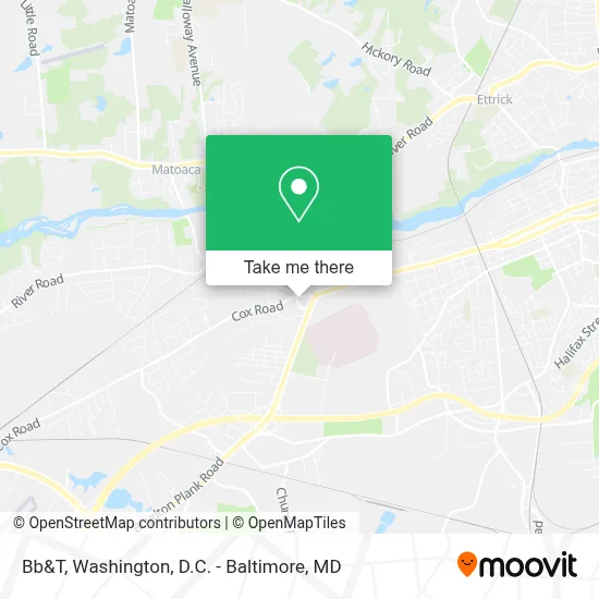 Bb&T map