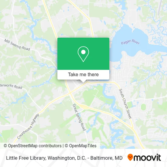 Little Free Library map