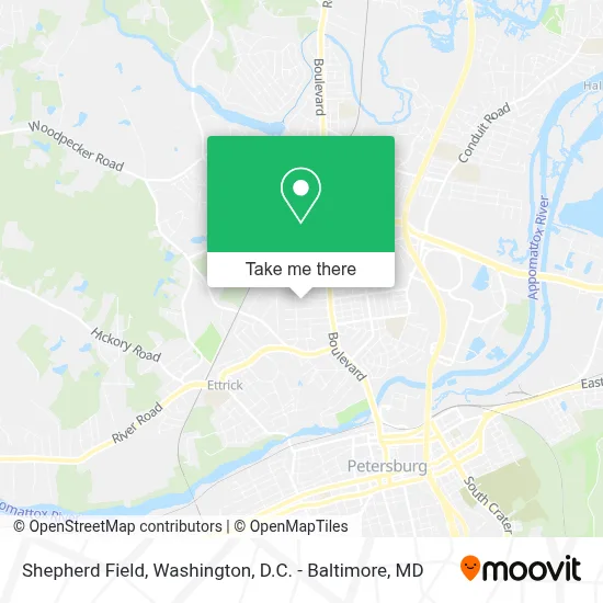 Shepherd Field map