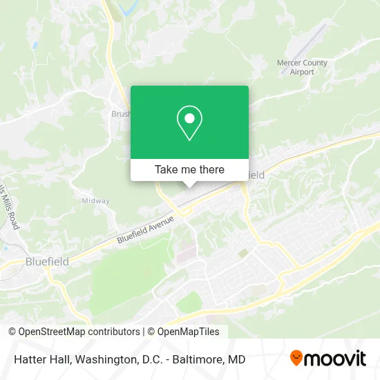Hatter Hall map