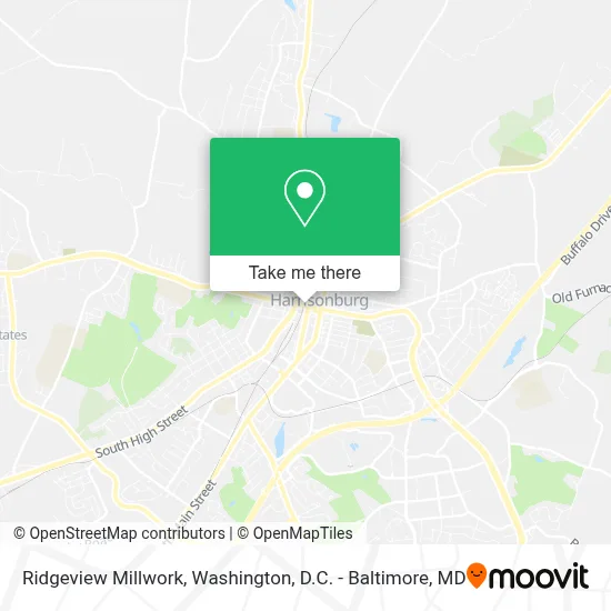 Ridgeview Millwork map