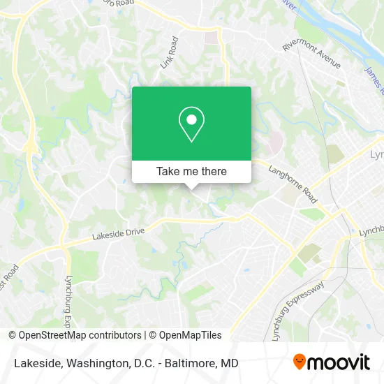 Lakeside map