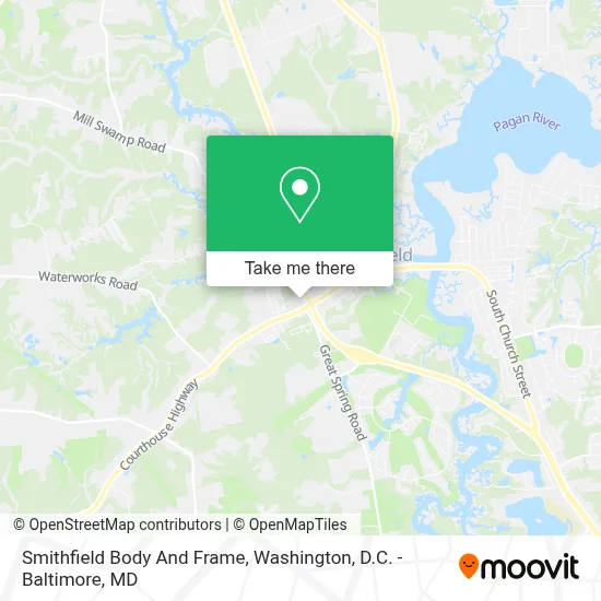 Smithfield Body And Frame map
