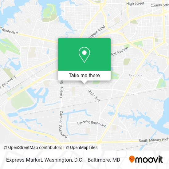 Express Market map