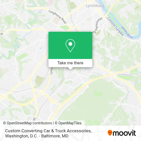 Custom Converting Car & Truck Accessories map