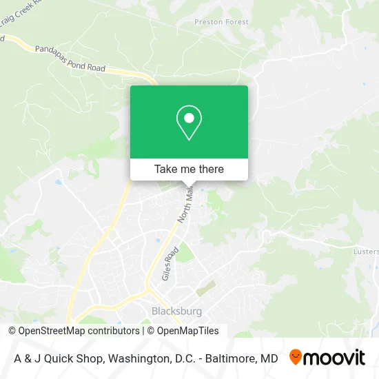 A & J Quick Shop map