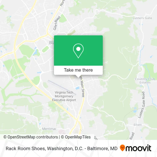Rack Room Shoes map
