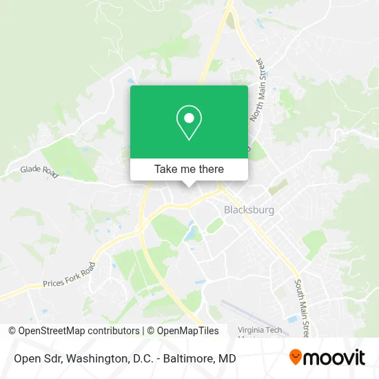 Open Sdr map
