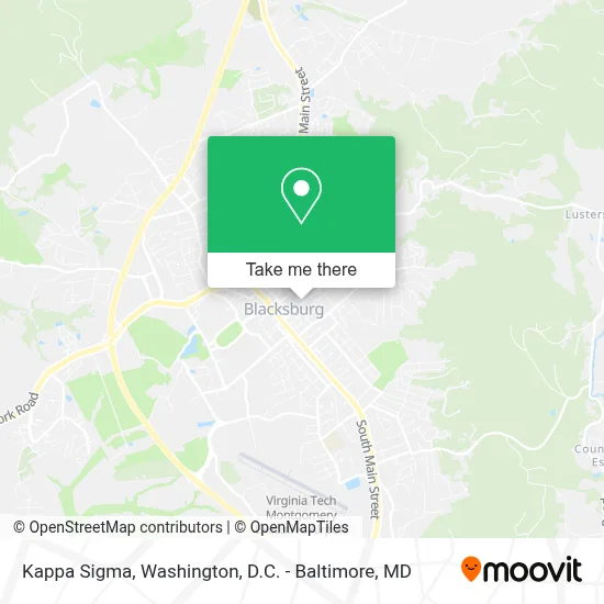 Kappa Sigma map
