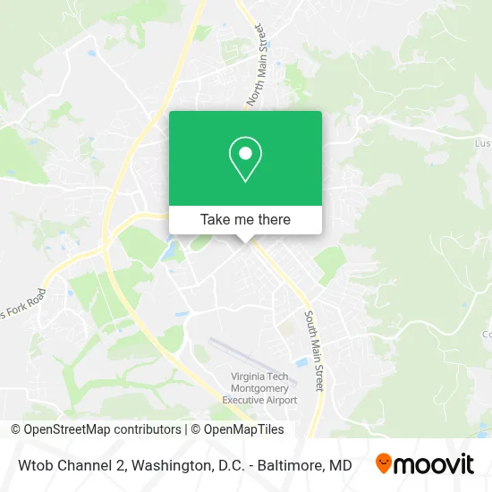 Wtob Channel 2 map