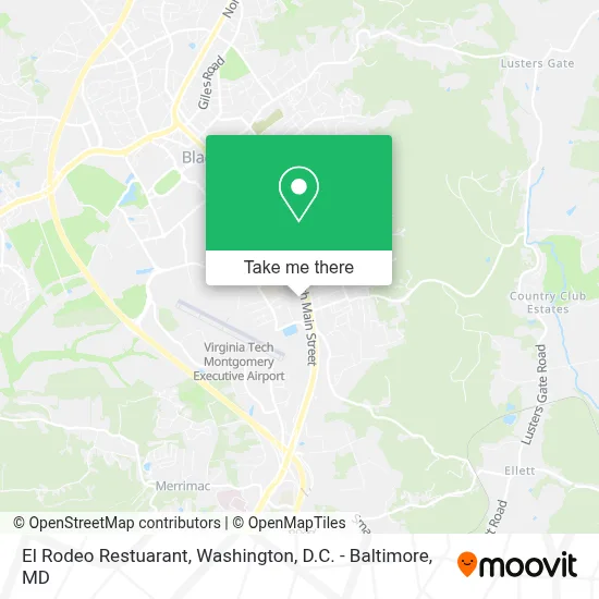El Rodeo Restuarant map