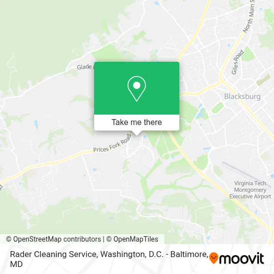 Rader Cleaning Service map