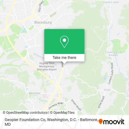 Geopier Foundation Co map