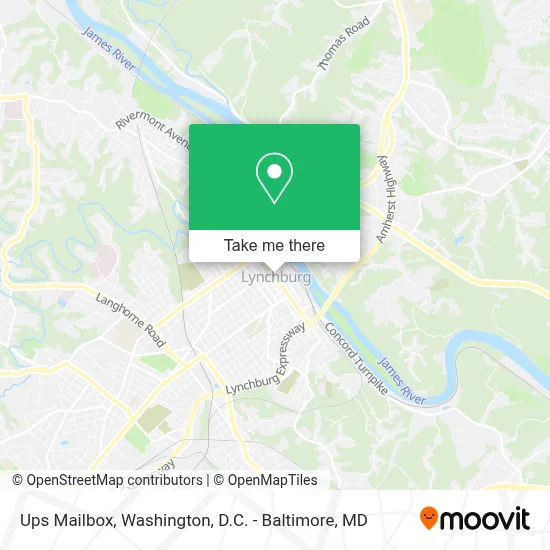Ups Mailbox map